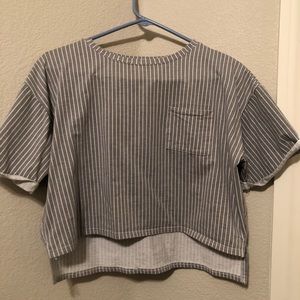 Stripped Crop Top
